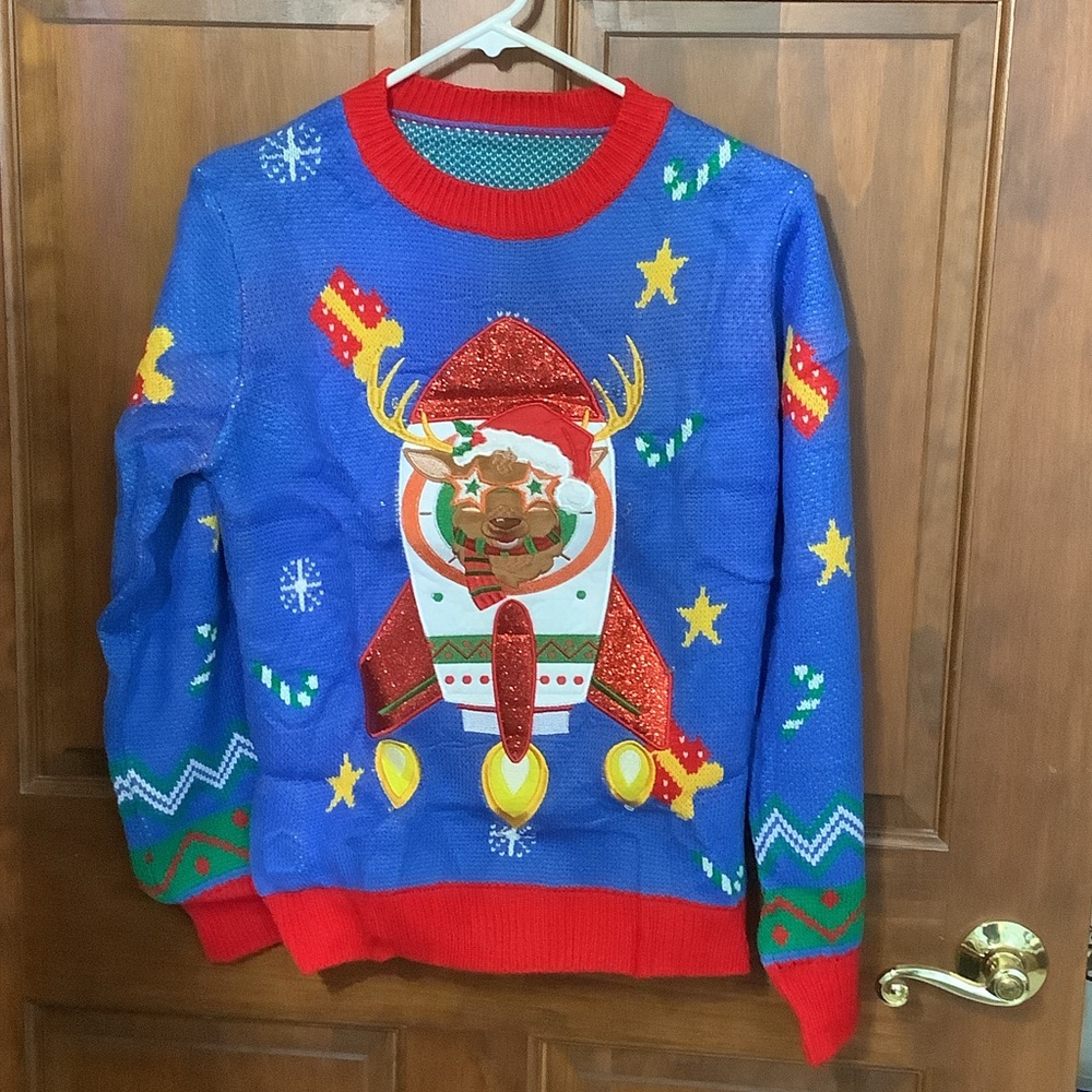 Kids Ugly Light-Up Christmas Sweater